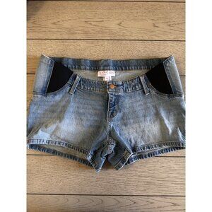 Isabel Maternity by Ingrid & Isabel Blue Denim Shorts